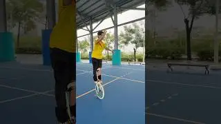Unicycle stand glide practice❤️&zwj;🔥獨輪車站立滑行練習❤️&zwj;🔥 #unicycle #unicycling #taiwan #獨輪車 #glider #shorts