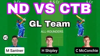 nd vs ctb || nd vs ctb dream11 prediction || nd vs ctb test match prediction || ND VS CTB