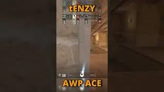 tENZY AWP ACE | FACEIT HIGHLIGHTS | #shorts #cs2 #faceit #tenzy