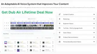 Dub Air Lifetime Deal - Your Intelligent Dubbing Assistant