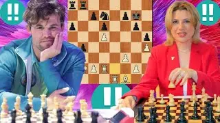 Famous Magnus Carlsen vs Susan Polgar 19