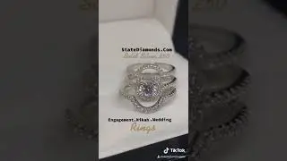 3 band Silver Wedding Rings State Diamonds . Com Bradford