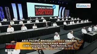 One North Central Luzon: &lsquo;Panata Kontra-Fake News&rsquo; campaign na pinangunahan ng GMA Network, kinilala