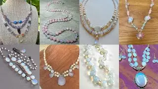Opalite Statement Necklaces🤩 Modern Glow, Intelligent Design