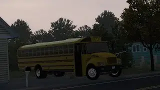 ATS MOD SHOWCASE - Drivable AI Mod | School Bus |