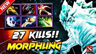 Dota 2 MORPHLING Gameplay | 27 Kill MORPHLING DOTA 2 Gameplay | Morphling Carry Build Gameplay 7.39