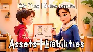 MEANING of ASSETS AND LIABILITIES | Animated Finance Story for Kids | Money Lesson for Children