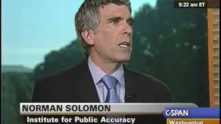 Norman Solomon on CSPAN's Washington Journal