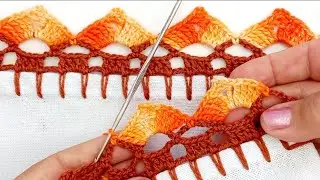 Barrado em crochê fácil para iniciantes