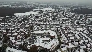 Snow covered Worcester