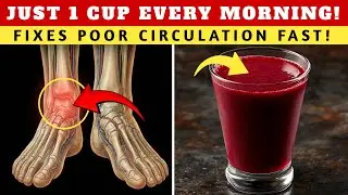 Over 60? Drink This to Improve Blood Flow in Your Legs