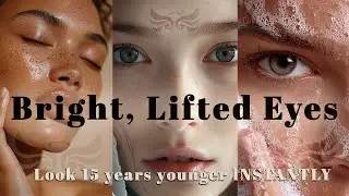 Eye Lift + Brow Lift Subliminal ✨ Get Rid of Dark Circles & Eye Bags FAST