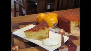 Mandarin and Almond Meal Cake