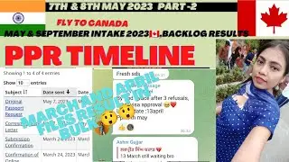 8th May 2023,PPR Timeline,PPR Timeline Canada, PPR Timeline Today #pprtimeline #canadappr #ppr