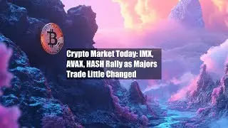 Crypto Market Today: IMX, AVAX, HASH Rally as Majors Trade Little Changed