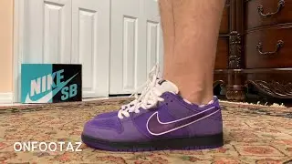 Nike SB Dunk Low Concepts Purple Lobster On Foot