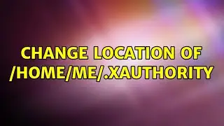Change location of $HOME/.Xauthority