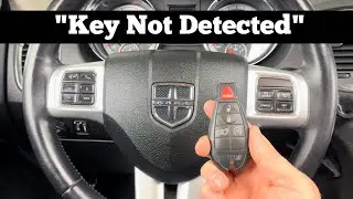 How To Start A 2011 - 2013 Dodge Durango With Dead Remote Key Fob Battery 