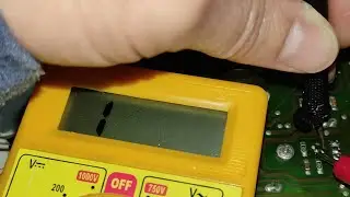 tempra dijital ekran anakartı arıza tespiti ve smd devre elemanı ölçümü