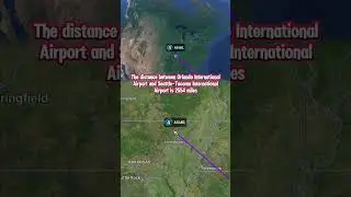 Orlando to Seattle. One of the longest domestic commercial flights in the United States #flight