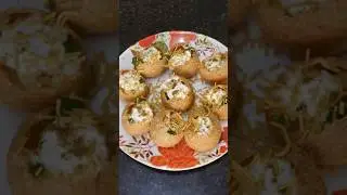 TASTY Pani Puri wala Sev Puri Recipe at HOME! #shorts #food #recipe
