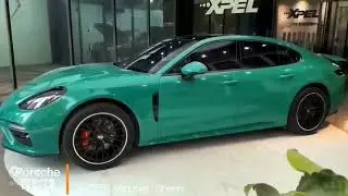 Porsche｜保时捷 #PET复古绿 #PET Vintage Green #recolor改色膜