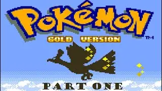 Pokemon Gold - Unofficial 100% Walkthrough Part 1 No Commentary (Intro; New Bark Town; Elm's Lab)
