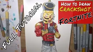 Как нарисовать Крэкшота - FORTNITE - Шаг за шагом