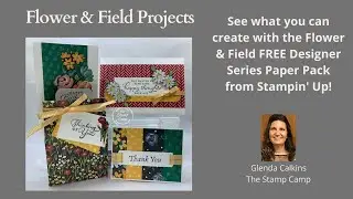 Free Sale-a-bration Flower & Field Designer Series Paper Projects