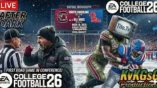 College Football 26 After Dark LIVE Dynasty Week 10 2025 vs Ole Miss on Tito.📺