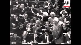 NASSER RE-ELECTED - NO SOUND