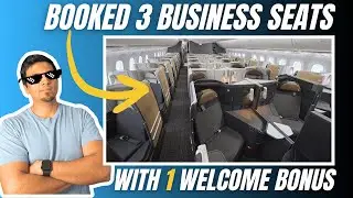 Booked 3 Business Class Tickets to London Using ONE Credit Card Bonus (Alaska Atmos Visa Infinite)