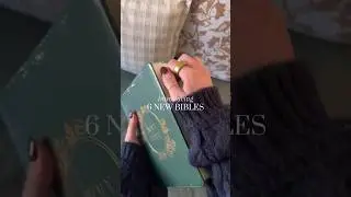 Six beautiful new ESV Bibles with cover designs exclusive to The Daily Grace Co.!✨🎉💖#bibleverse#jesu