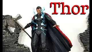 Mafex Medicom Toy Avengers Infinity War THOR Action Figure Review
