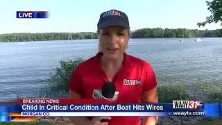 Sailboat Hits Power Lines Near Point Mallard