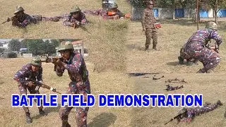 Battle field demonstration by NCC Cadets | NCC Training Activities | Field Craft, Battle Craft