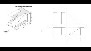 third angle projection, orthographic projection