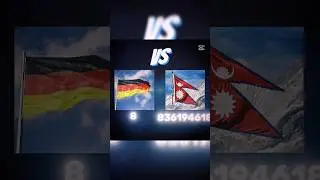 GERMANY 🇩🇪 V/S NEPAL 🇳🇵 || #shorts #shortsfeed #xaletherion #nepal ||