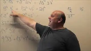 Sčítání a odčítání úhlů - početně