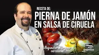 RECETA DE PIERNA DE JAMÓN EN SALSA DE CIRUELA