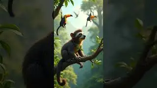 The Sloth Who Saved the Day! #monkey  #navigatingfriendships #adventurecat