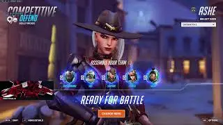 SUREFOUR INSANE ASHE + TRACER OVERWATCH 2 SEASON 11 TOP 500 GAMEPLAY