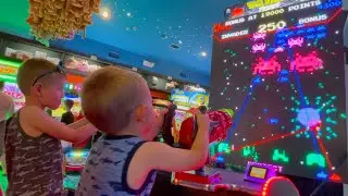 Father Sons Arcade Fun!
