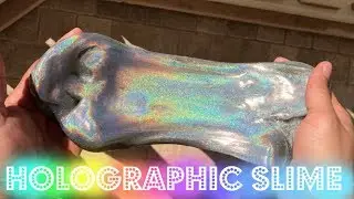 DIY HOLOGRAPHIC SLIME! 100% REAL HOLOGRAPHIC!
