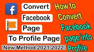 How to Convert Facebook Account to Page 2021|| How to Convert Facebook Profile Into Page hindi 2021