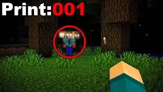 Mitos Assustadores capturados no minecraft