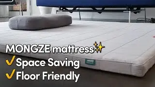 [MONGZE] MY BEST Mattress EVER! Space Saving & Floor Friendly - Korea No.1