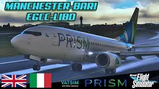 MSFS Virtual Airline Pilot LIVE | PMDG 737-700 |  EGCC-LIBD w/ VATSIM ATC