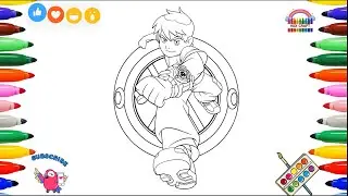 Ben 10 Drawing Easy Step by Step | How to Draw Ben 10 for Kids