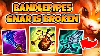 I FOUND THE MOST BROKEN BANDLEPIPES BUILD ON GNAR!!! Season 16 Gnar Gameplay (League of Legends)
